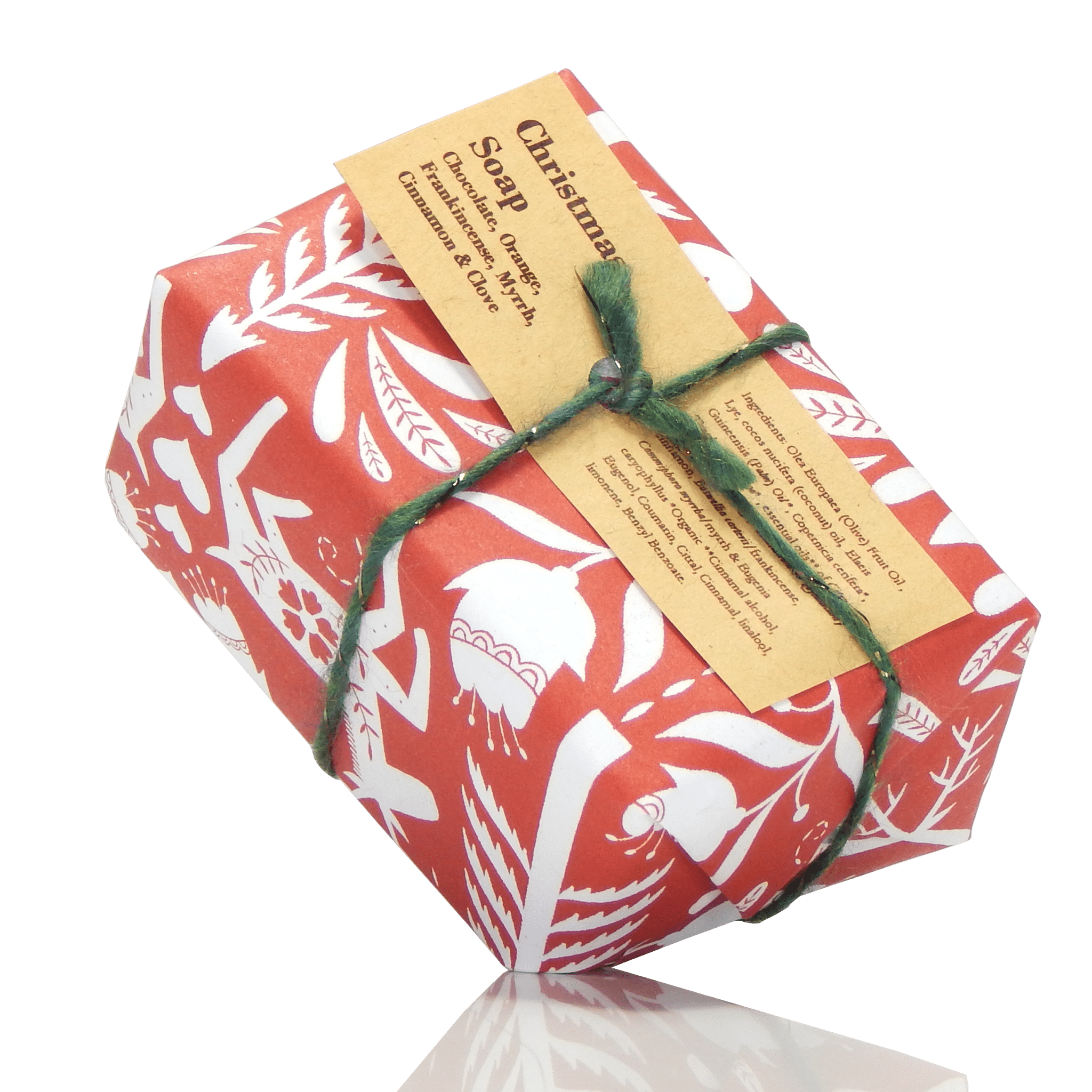 Christmas Soap -Chocolate, Cinnamon, Orange, Frankincense & Myrrh. - Totally Natural Skincare
