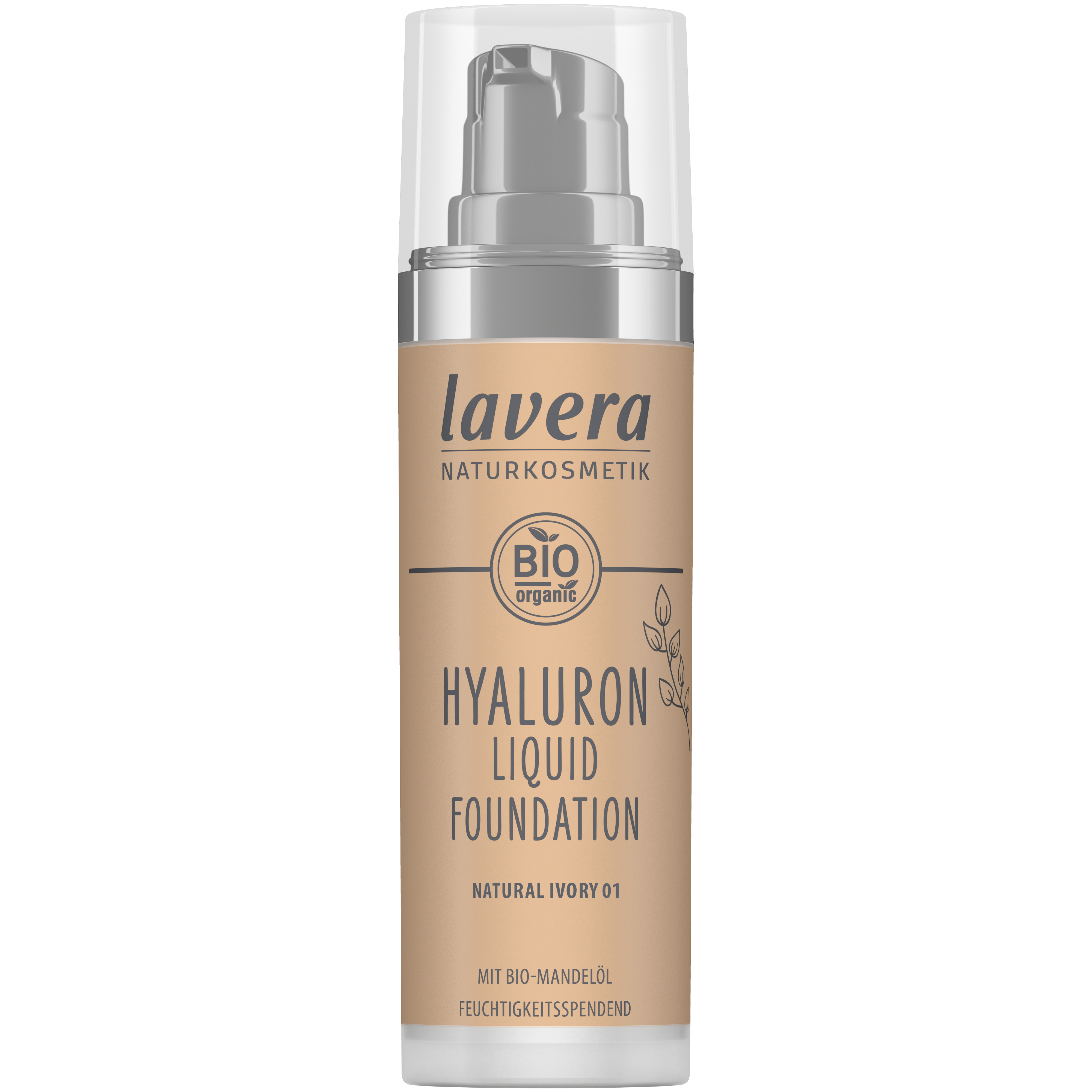 Lavera Hyaluron Liquid Foundation -Natural Ivory 01