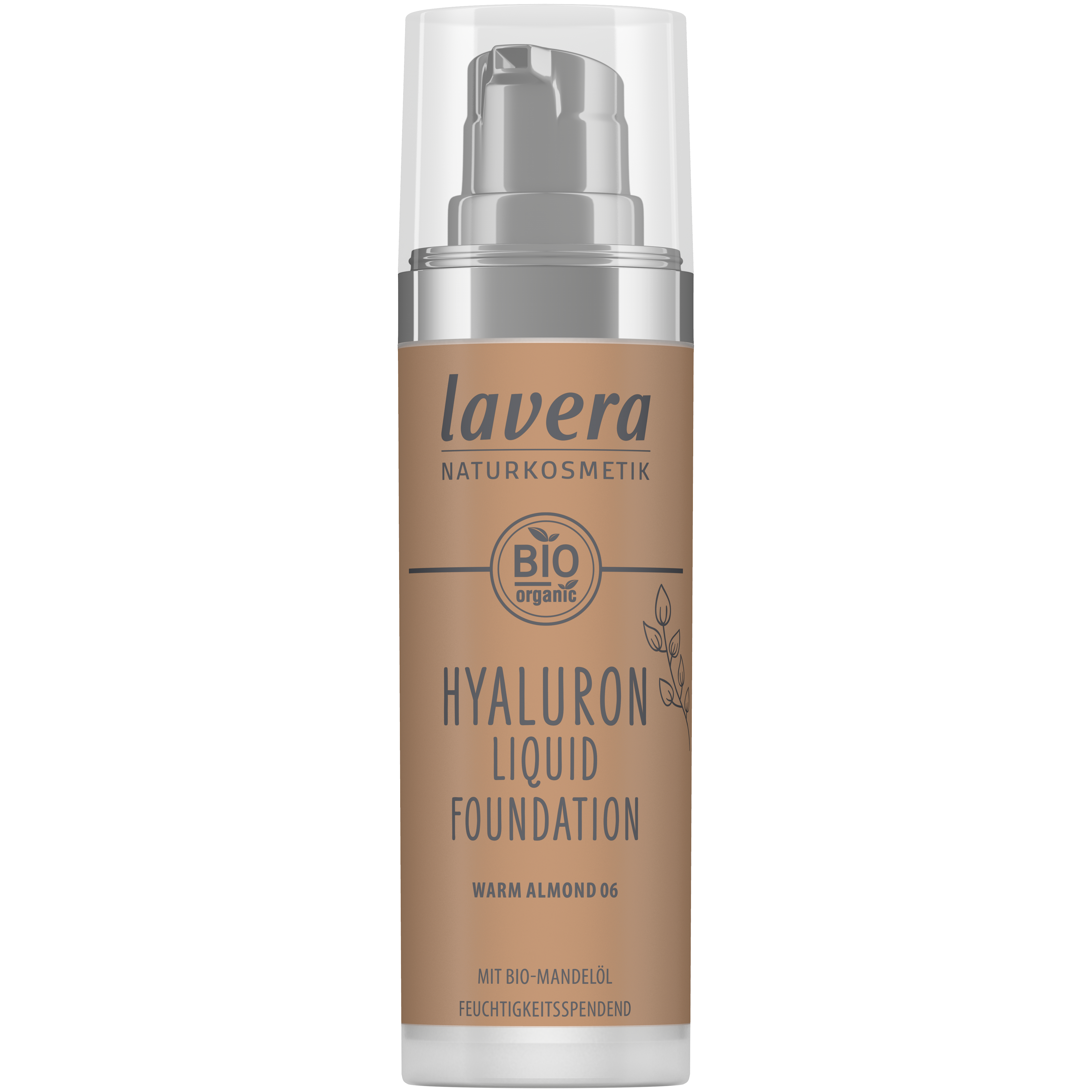 Lavera Hyaluron Liquid Foundation -Warm Almond 06