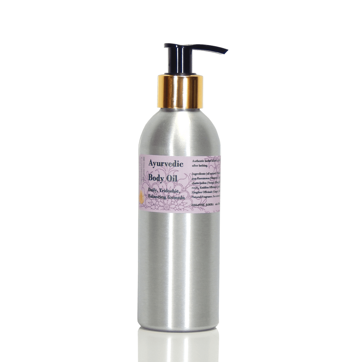 Ayurvedic Body Oil, Tridoshic, Balancing Daily formula - Totally Natural Skincare