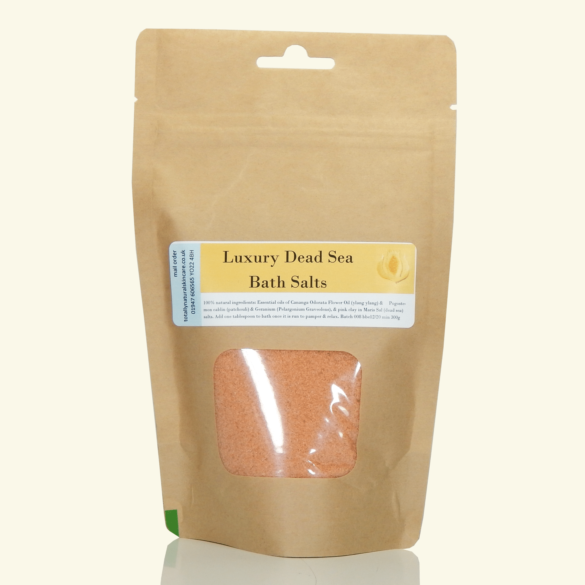Luxury Dead Sea Salts - Totally Natural Skincare